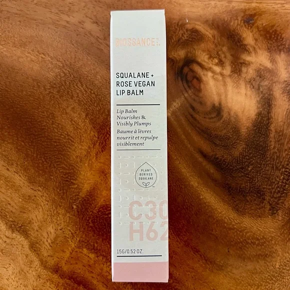 Biossance Squalane + Rose Lip Balm & Squalane Antioxidant Cleansing Oil set - Picture 3 of 8